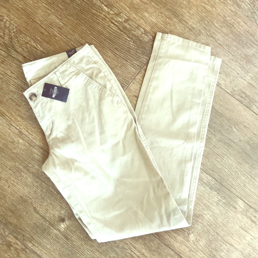 Hollister Khaki Skinny Pants